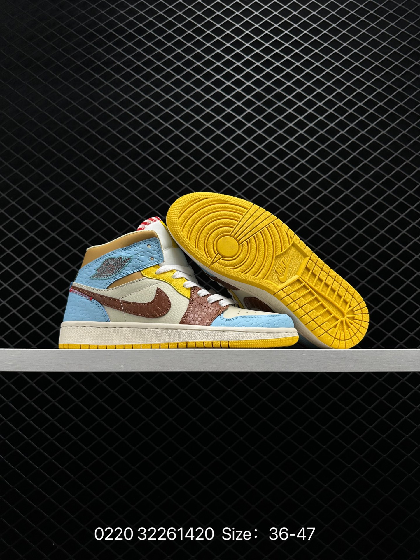 Air Jordan 1 Mid “Red and Black”